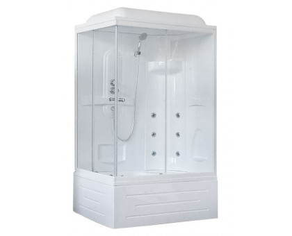 Душевая кабина Royal Bath RB 8120BP2-T 120х80 см, с прозрачными стеклами, правосторонняя