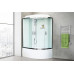 Душевая кабина Royal Bath RB 8120BK5-WC-CH 120х80 см, с матовыми стеклами, левосторонняя