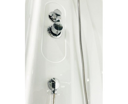 Душевая кабина Royal Bath RB 90BK1-M 90х90 см, с матовыми стеклами