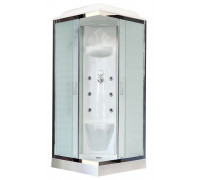 Душевая кабина Royal Bath RB 90HP7-WC-CH 90х90 см, с матовыми стеклами