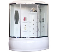 Душевая кабина Royal Bath RB 170ALP-T-CH 170х100 см, с прозрачными стеклами, правосторонняя