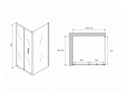 Душевой уголок ABBER Sonnenstrand AG07110-S70